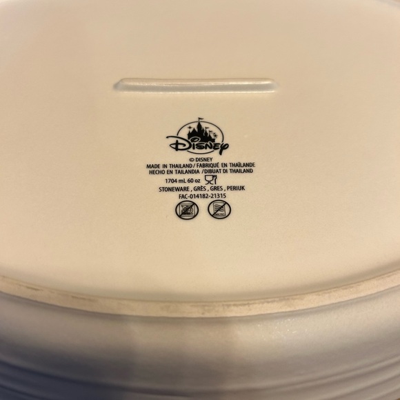 Disney Homestead Mickey Stoneware Blue and White Dish - Picture 5 of 5